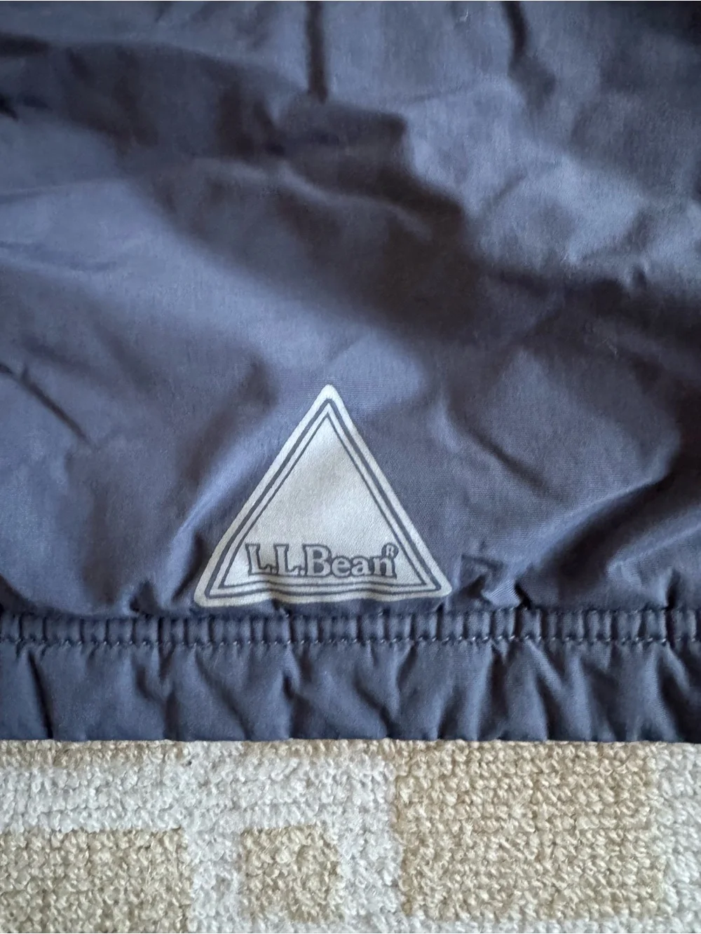 L.L. Bean Kids Insulated Ski Jacket Hooded Parka Black Gray Boys Medium 10-12